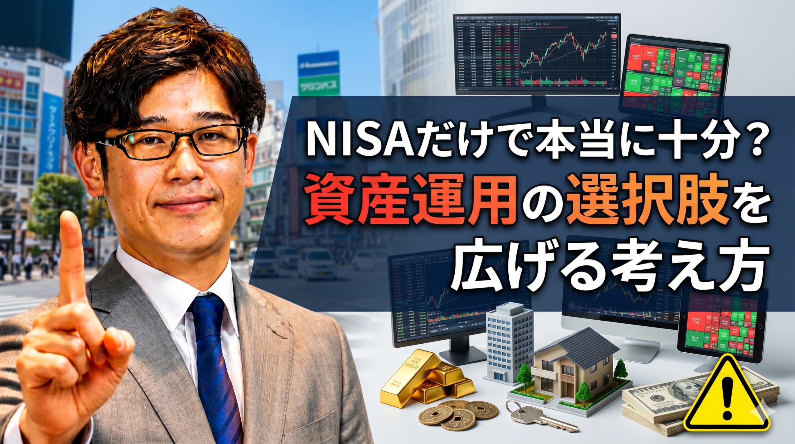 NISAだけで本当に十分？資産運用の選択肢を広げる考え方【大阪FP】