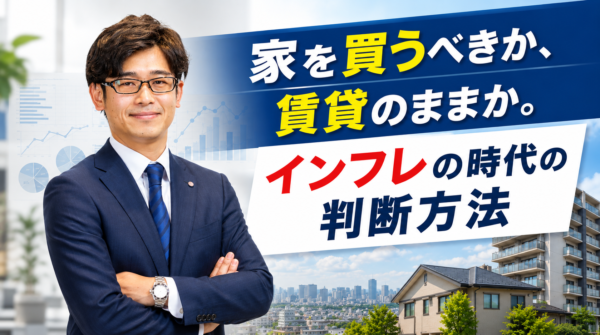 家を買うべきか、賃貸のままか。インフレの時代の判断方法【大阪FP】