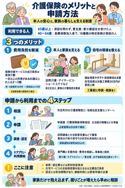 介護保険のメリットと申請ガイド